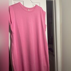 Pink Sleeveless Dress